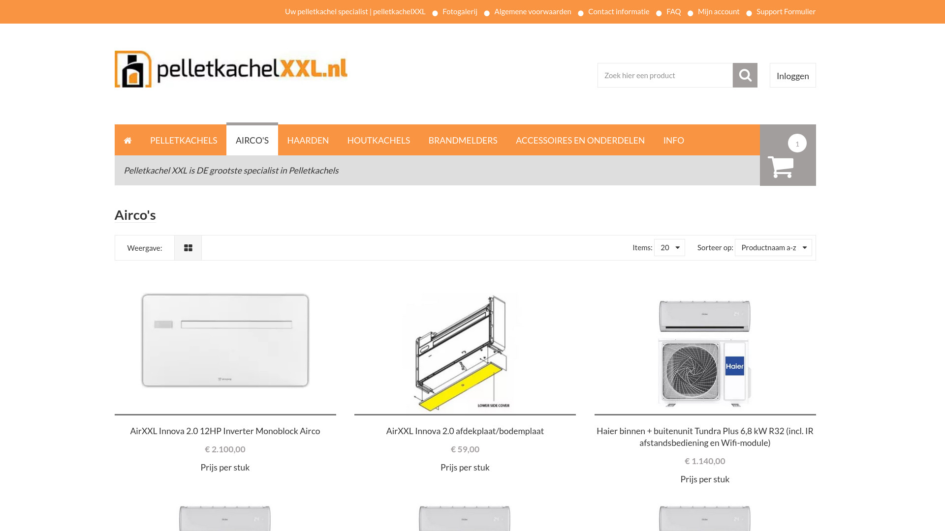 Pelletkachel XXL website