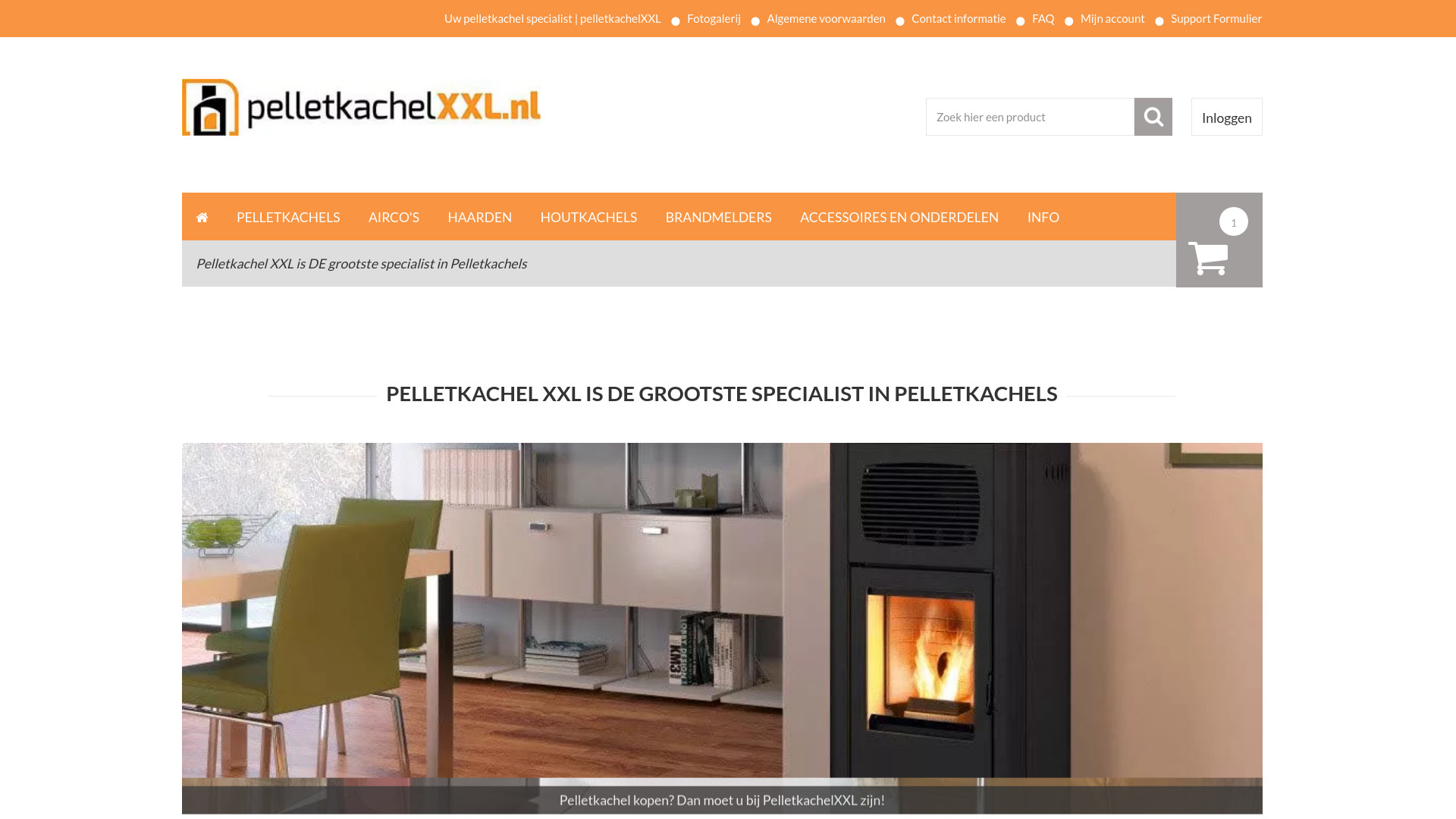 Pelletkachel XXL website